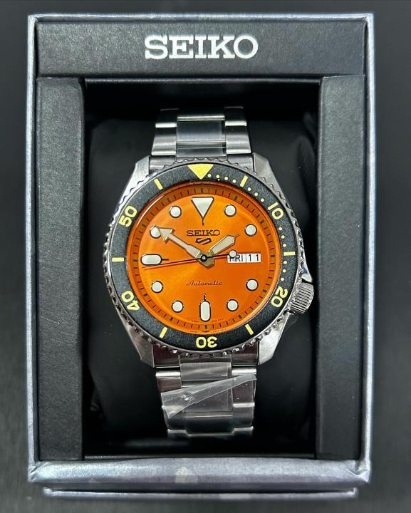 Seiko 5 Sports Orange Samurai Automatic Diver