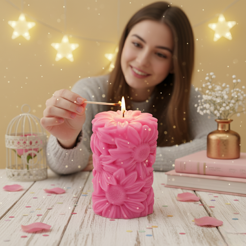 Sunflower Scented Candle