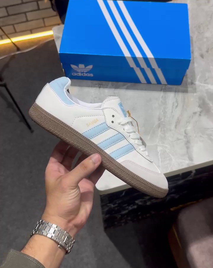 Adidas Samba Blue N Grey2