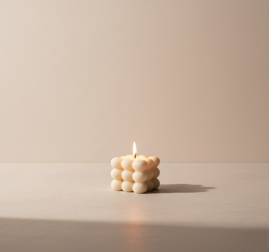 Bubble Cube Candle