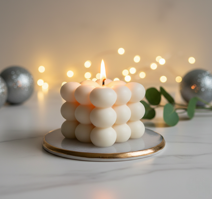 Bubble Cube Soy Candle