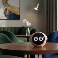 Emoji Alarm Clock Night Light Lamp1