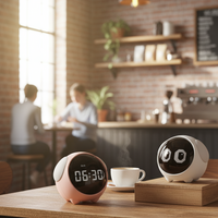 Emoji Alarm Clock Night Light Lamp2