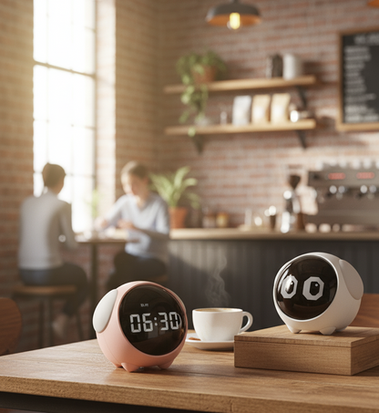 Emoji Alarm Clock Night Light Lamp2