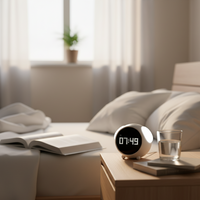 Emoji Alarm Clock Night Light Lamp3