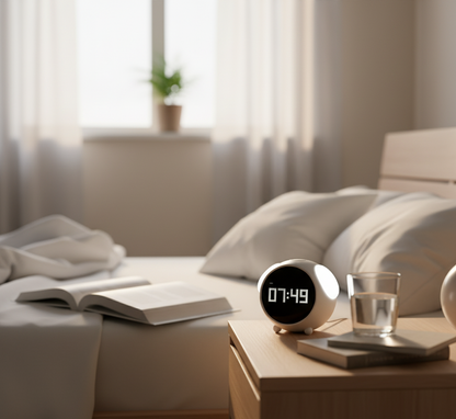 Emoji Alarm Clock Night Light Lamp3