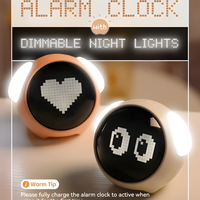 Emoji Alarm Clock Night Light Lamp4