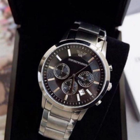 Emporio Armani Blacked-Out Chronograph
