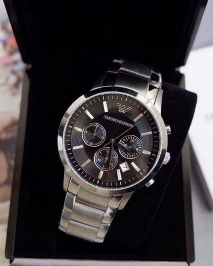 Emporio Armani Blacked-Out Chronograph