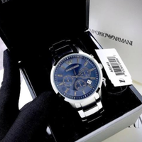 Emporio Armani Classic Blue Dial Stainless Steel
