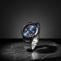 Emporio Armani Classic Blue Dial Stainless Steel1