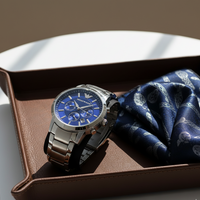 Emporio Armani Classic Blue Dial Stainless Steel12