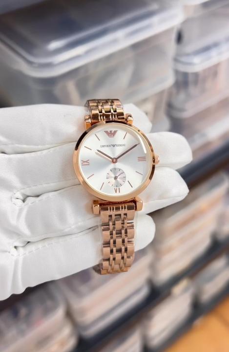 Emporio Armani Rose Gold Classic Women’s Watch1