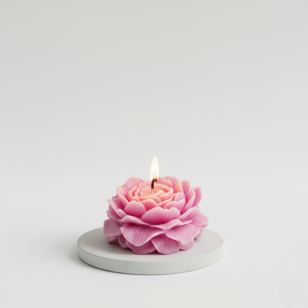 Rose Decorative Candle