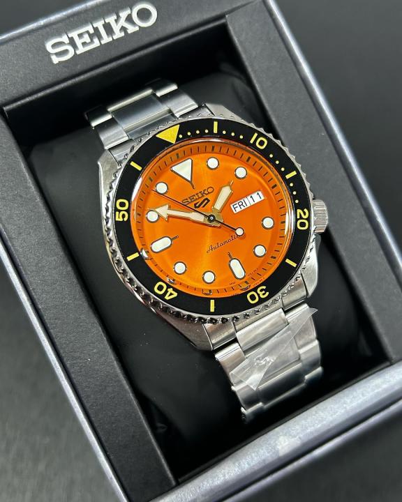 Seiko 5 Sports Orange Samurai Automatic Diver