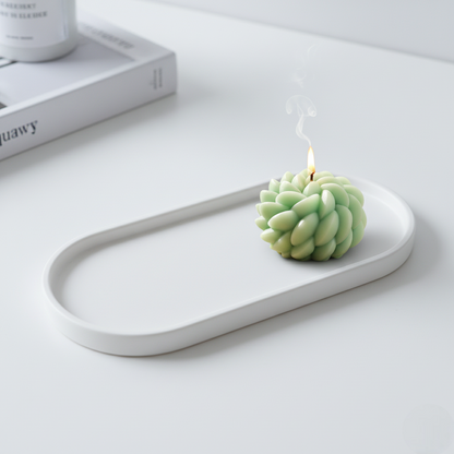 Succulent Decorative Candle