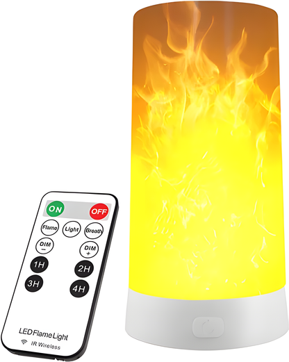 USB Rechargeable Flame Effect Night Light