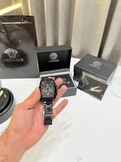 Versace Black Square Chain_1