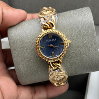 Versace Medusa Icon Gold Blue Dial Watch