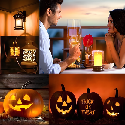 USB Rechargeable Flame Effect Night Light